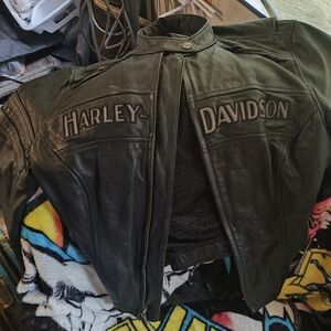 Harley-Davidson Black Leather Riding Jacket